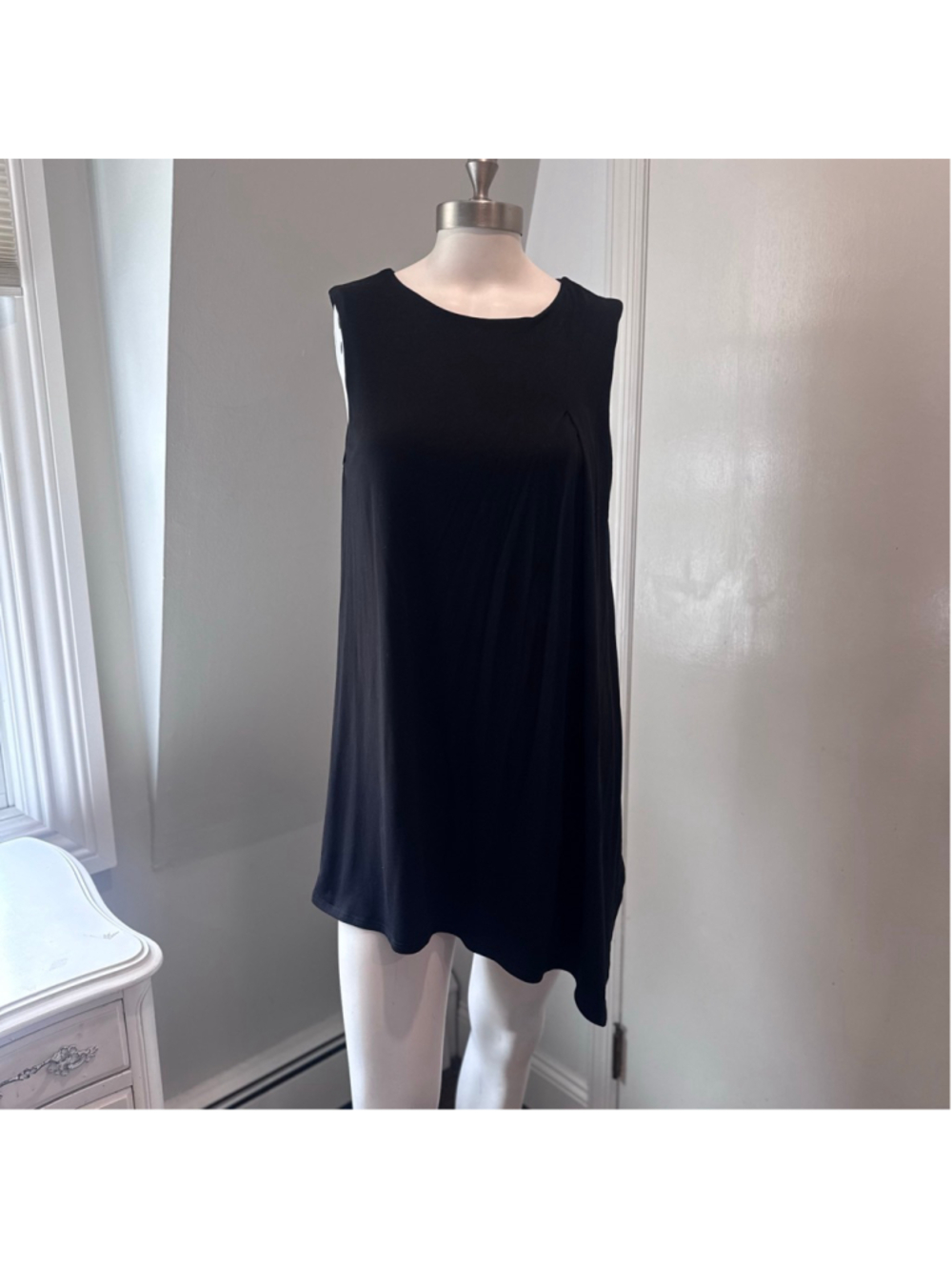 Susana Monaco | Black Sleeveless Tunic dress | Size Small
